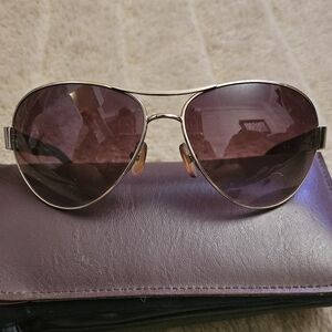 Oscar De La Renta Classic Aviator Designer Sunglasses